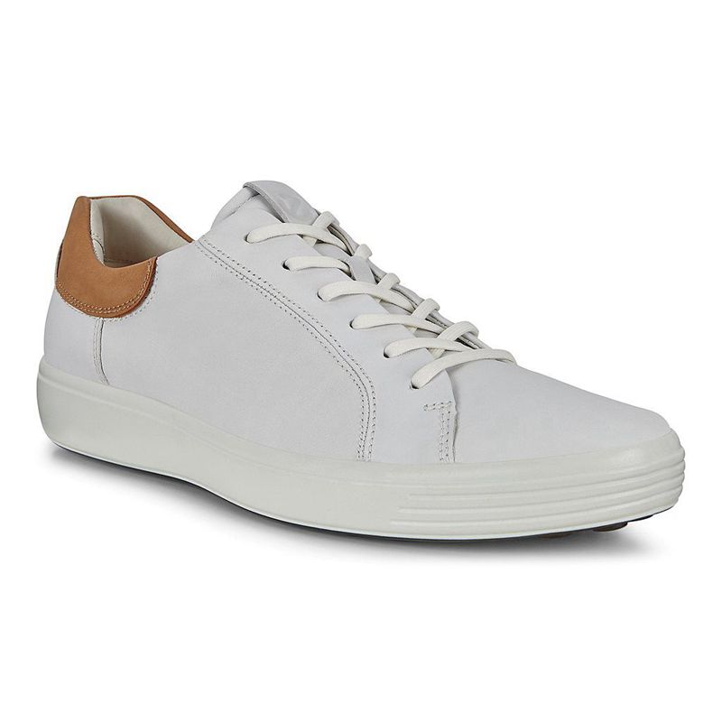 Men Casual Ecco Soft 7 M - Sneakers White - India AEBKLT915